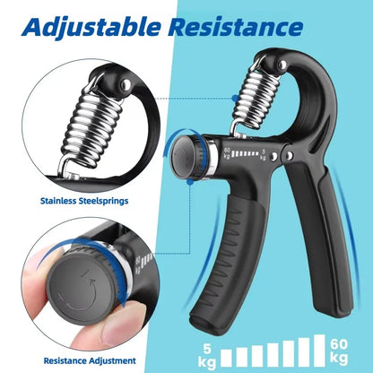 1PC R Shaped Spring Grip Professional Wrist Strength Arm Muscle Finger Rehabilitation Training Exercise Fitness Equipment