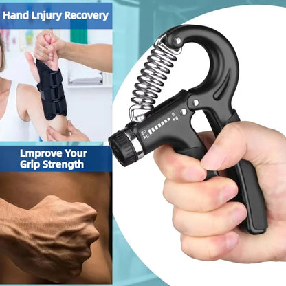 1PC R Shaped Spring Grip Professional Wrist Strength Arm Muscle Finger Rehabilitation Training Exercise Fitness Equipment