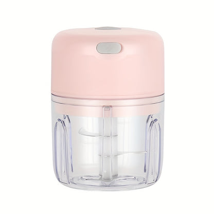 100ml/250ml USB Rechargeable Mini Kitchen Garlic Press, Electric Garlic Chopper and Meat Grinder, Masher